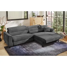 JOB Ecksofa Double-One Cord Grau