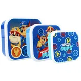 Paw Patrol Lunchbox Snackbox 3-in-1 – Brotdose Set für Schule & Kindergarten, 3-tlg