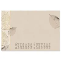 Sigel Papier-Schreibunterlage »Natural Leaves« 30 Blatt 59,5/41,0 cm braun, 59.5x41 cm