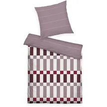 Tom Tailor BOLD CHECK Lila 135 x 200 cm + 80 x 80 cm