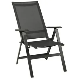 ACAMP Urban Set 5-tlg. Tisch Extensio Fix 180 cm anthrazit klappbar 50013