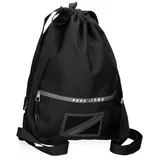 Pepe Jeans Alton, lässiger Herrenrucksack, aus Polyester, wasserdicht, breite Träger, ergonomisch und gepolstert, verschiedene Taschen und Fächer von Joumma Bags., Schwarz, Rucksack