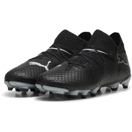 Puma Future 7 Pro Fg/ag Jr Soccer Shoe, Black Silver, 30 EU
