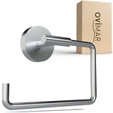 ovimar Toilettenpapierhalter Sejero Silber zum Bohren für 1 Rolle, aus Edelstahl