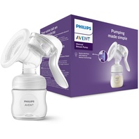 Philips Avent Handmilchpumpe - einfaches Abpumpen, mit Natural-Motion Technologie, BPA-frei (Modell SCF430/01)