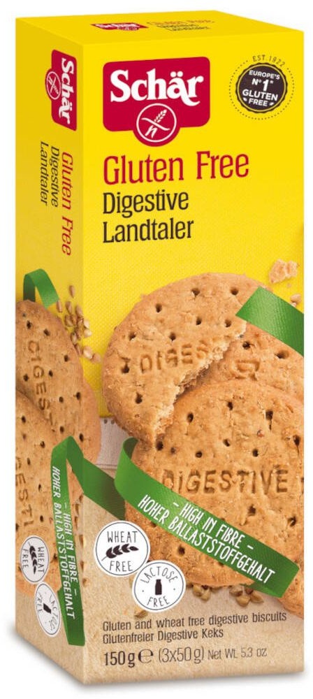 Schär Digestive Biscuits Sans Gluten 150 g Cookies