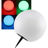 ChiliTec Solar-LED-Kugelleuchte RGB 25cm (23023)