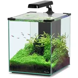 Aquatlantis Nano Cubic 30 LED Aquarium-Set schwarz