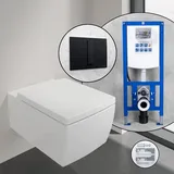 Villeroy & Boch Memento 2.0 Komplett-SET Wand-WC mit neeos Vorwandelement,, 4633R0R1+16791BM#SET,