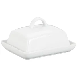 Testrut axentia Butterdose Porzellan, rechteckig, 16 x 13 cm