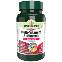 Natures Aid Complete Multi-Vitamins & Minerals (90 Tabletten)