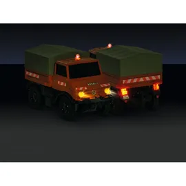 CARSON RC-Auto Unimog U406 Kommunal 2,4GHz RTR grau, orange, schwarz (500504125)