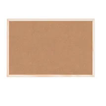 Bi-Office Korktafel mit Holzrahmen 60 x 45 cm Braun