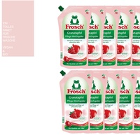 10x1000ml Frosch Granatapfel Sensitiv Weichspüler 400WL | Vegan & Bio