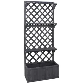 Proregal Hochbeet 177 x 77 x 33 cm Grau