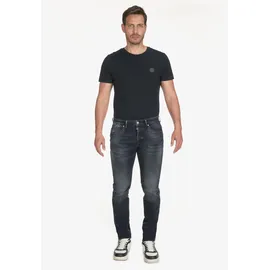 LE TEMPS DES CERISES "700/11", Herren, Gr. 30, US-Größen, grau (anthrazit), 99% Baumwolle, 1% Elasthan, Jeans Slim-fit-Jeans, im Slim Fit-Schnitt