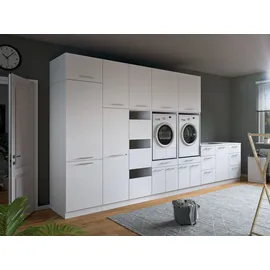 laundreezy Mehrzweckschrank-Set 445 x 238 x 68 cm Weiß