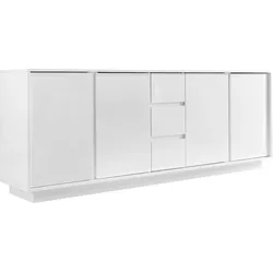 Sideboard INOSIGN "Ice", weiß (weiß hochlglanz lack), Sideboards, grifflos