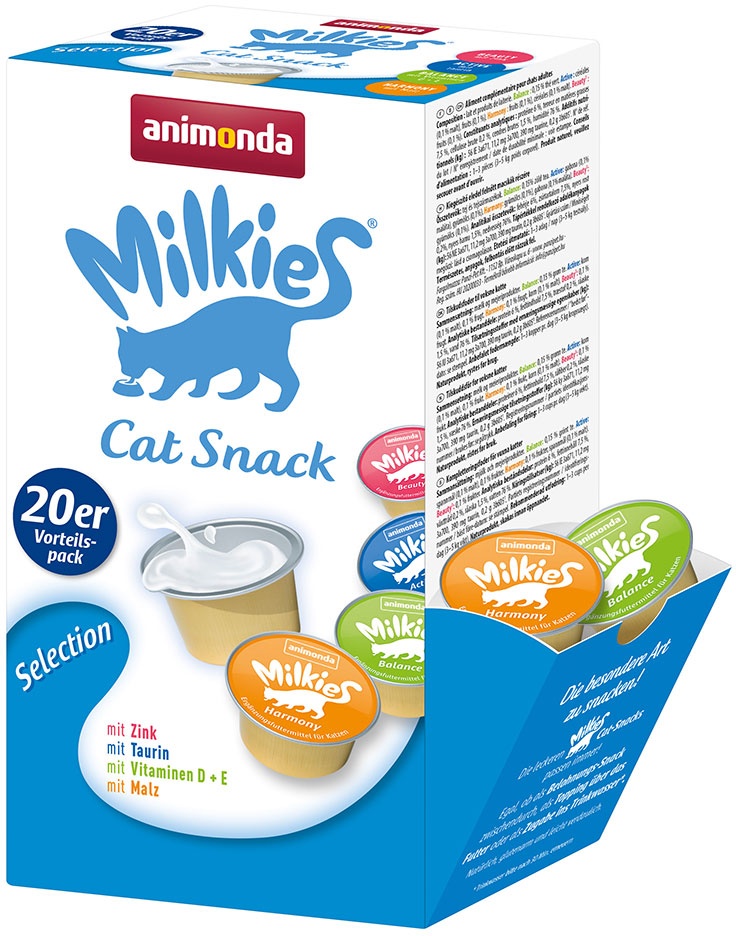 20 x 15g animonda Milkies Selection Animonda Katzenfutter nass