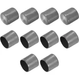 QUARKZMAN 10 Stück Gummikappen, 30 mm Rohrstopfen Endkappe Rund Schutzkappen Pfostenkappe Abdeckkappen Zaunpfosten Endspitze Kappen für Gartenstühle Tischbeine Möbelfüße Gleiter, Dunkelgrau