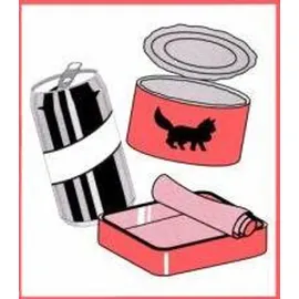 stumpf metall Piktogramm Set farbig 6 Stück