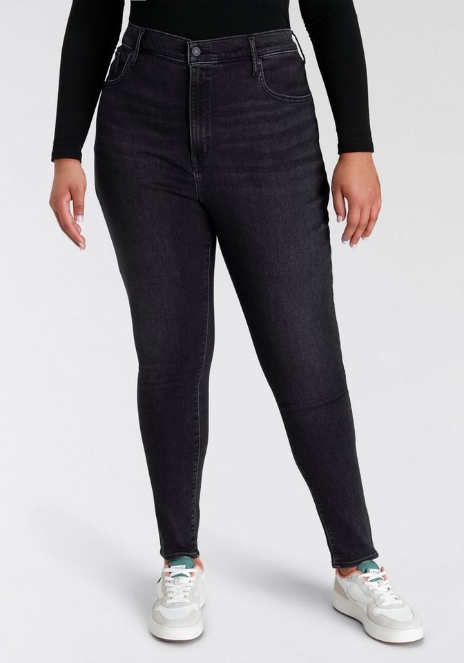 Levi's® Plus Skinny-fit-Jeans MILE HIGH schwarz 24 (54)