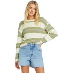 Pullunder BILLABONG "Make It Waves", Damen, Gr. S, grün (avocado), 90% Baumwolle 10% Nylon, Pullover