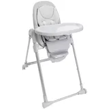 Chicco Polly Armonia Kinderhochstuhl für Babys von Geburt bis 40 kg, 9 Höhenstufen, 3 Neigungspositionen, verstellbarer Fußstütze, Hochstuhl 3in1, Kompakt verstaubar,4 Räder,Modernes Design,Dunkelgrau