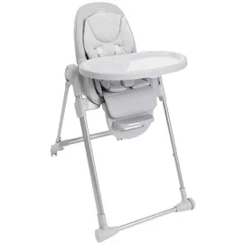 Chicco Polly Armonia Kinderhochstuhl für Babys von Geburt bis 40 kg, 9 Höhenstufen, 3 Neigungspositionen, verstellbarer Fußstütze, Hochstuhl 3in1, Kompakt verstaubar,4 Räder,Modernes Design,Dunkelgrau