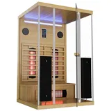 Artsauna Infrarotkabine, Natur, Holz, 120x190x105 cm, Freizeit, Wellness, Infrarotkabinen