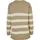 URBAN CLASSICS Striped Knit Pullover Wet Sand / Sand S