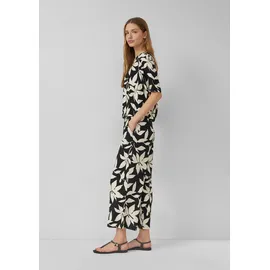 s.Oliver Strukturierte Culotte 7/8 Schwarz 44