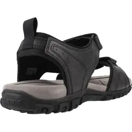 GEOX Uomo Strada B Sport Sandal Herren Schwarz 44
