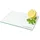 Moritz & Moritz Schneidebrett Glas 1-tlg. 40 x 30 cm Transparent/Weiß