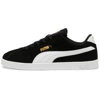 Puma Club II Damen Weite E Schwarz/Weiß/Gold 45