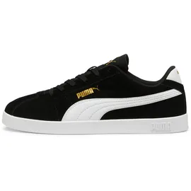 Puma Club II Damen Weite E Schwarz/Weiß/Gold 45