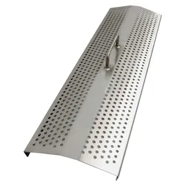 SCHMIDT security tools Mangal Grill 80x34 cm Silber