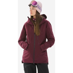 Skijacke Damen Freeride - FR100 bordeaux, violett, 2XL