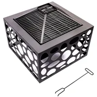 Red Gorilla RedFire Feuerstelle mit Grill Mikor Schwarz