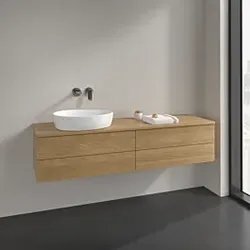 Villeroy und Boch Antao Waschtisch-Unterschrank K26111HN 160x36x50cm, Waschbeckenplattenfarbe honey oak, honey oak