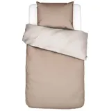 Covers & Co Bettwäsche Two in one Ginger,135x200 + 1x 80x80 cm, 100% Bio-Baumwolle Perkal (GOTS), Doppelseitig Unifarben