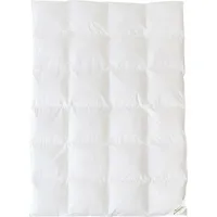 Bettwaren-Shop Daunendecke Zirbe extra leicht, Füllung: 65% Daunen, 25% Zirbe, 10% Federn 155x220 cm - Weiß