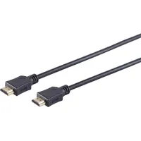 ShiverPeaks S/CONN maximum connectivity HDMI Anschlußkabel-HDMI A-Stecker auf HDMI A-Stecker, OD 6mm, vergoldete, Video Kabel