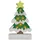 Trendline Baum Holz 15,5 x 5,5 x 27 cm weiß+grün Figur