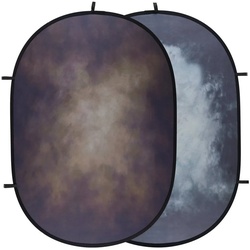 BRESSER Falthintergrund Falthintergrund BR-FB38 150 x 200cm Lila/Blau grau