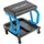 Högert Arbeitshocker Stahl/Vinyl blau fahrbar bis 130 kg