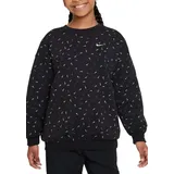 Nike Unisex Kinder Club Sweatshirt, Black/White, 140-152 EU