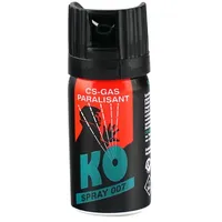 KO Security CS-Spray 40 ml – Breitstrahl Personenabwehrspray mit BKA-Zulassung - modernes Design - kompakt und diskret