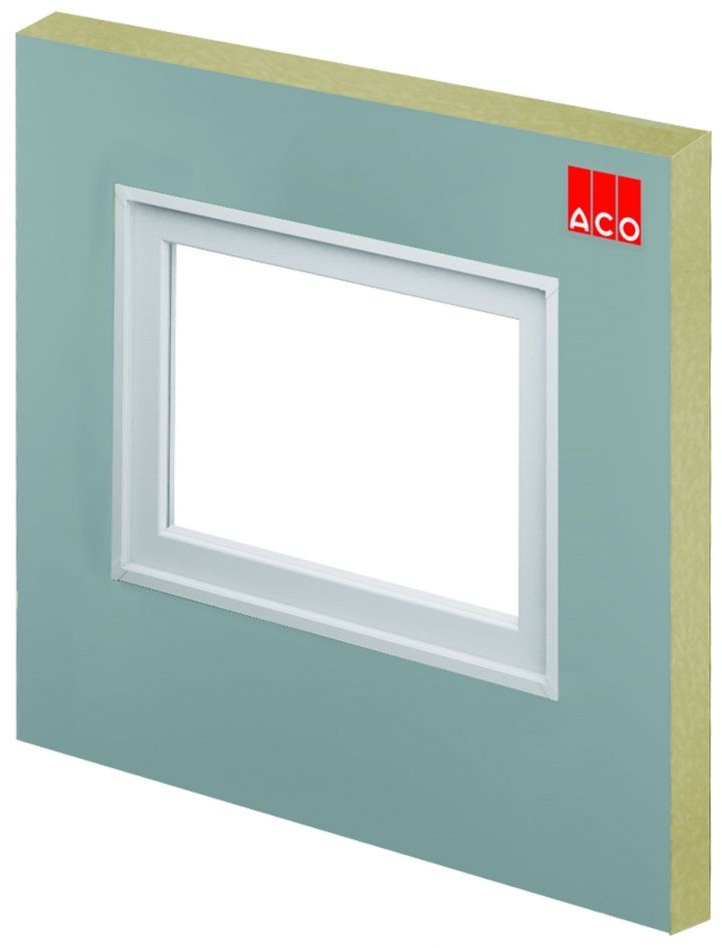 ACO Therm Block Montageplatte Standardmontage für Kunststofflichtschächte Nennmaß 150x140 cm, 50x100 cm, 10 cm