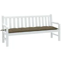 VidaXL Gartenbank-Auflage Melange Taupe 180x50x7 cm Stoff
